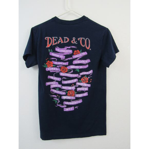 Dead & Co. Small Band Tee Black T-Shirt Graphic Tee The Final Tour Shirt - Picture 3 of 3
